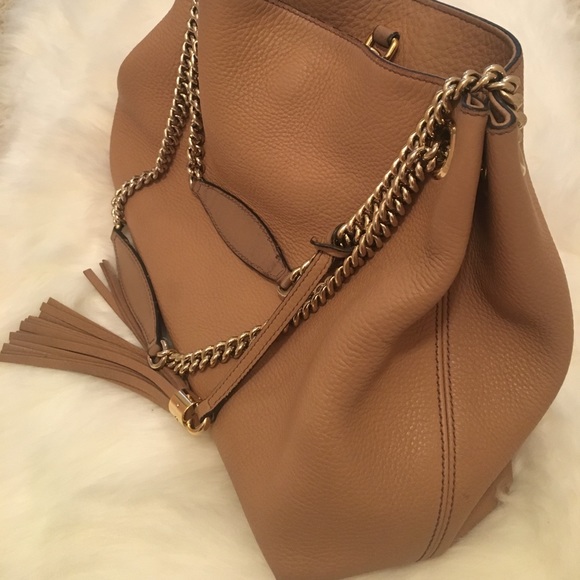 Gucci Soho Shoulder Bag Tan EXCELLENT CONDITION - Picture 4 of 8